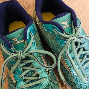 Mizuno Wave Rider 19 X10 running shoes Teal